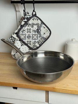 WOK професійний нерж. 30см Maestro 1224-30 фото