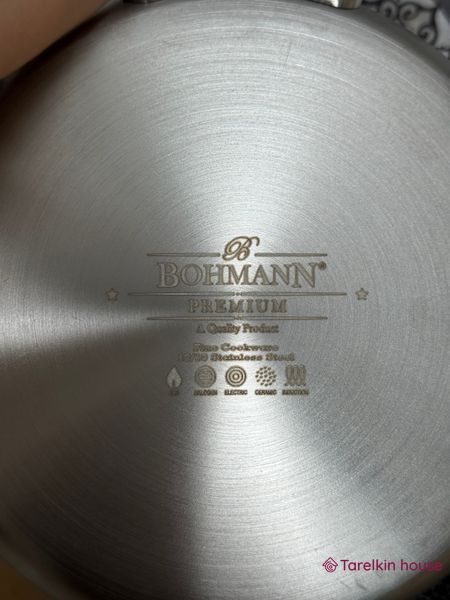 Сковорода блинная нержавеющая 20см Bohmann 4200-20 фото
